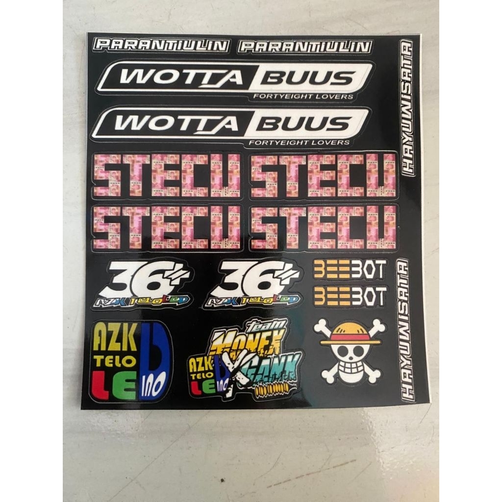 Jual STIKER CUTTING KACA STECU MINIATUR BUS RKC | Shopee Indonesia