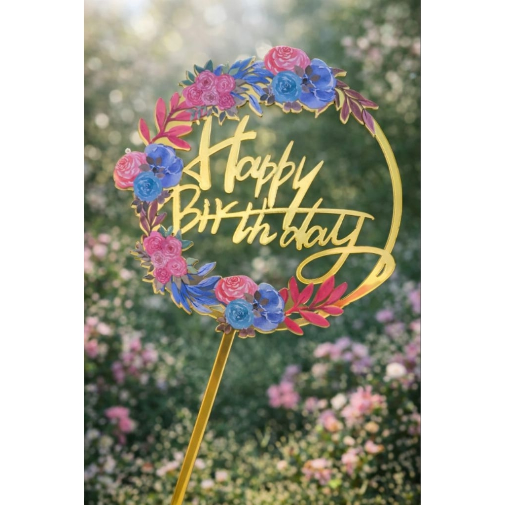 Jual topper happy birthday isi 1 pcs | Shopee Indonesia