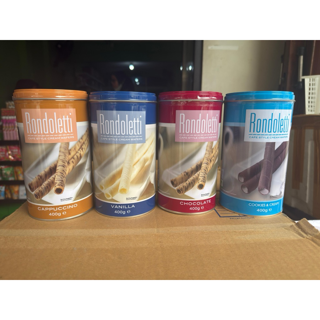 Jual Rondoletti Wafer Stick 400gr - Rasa Cappucino, Kualitas Premium ...