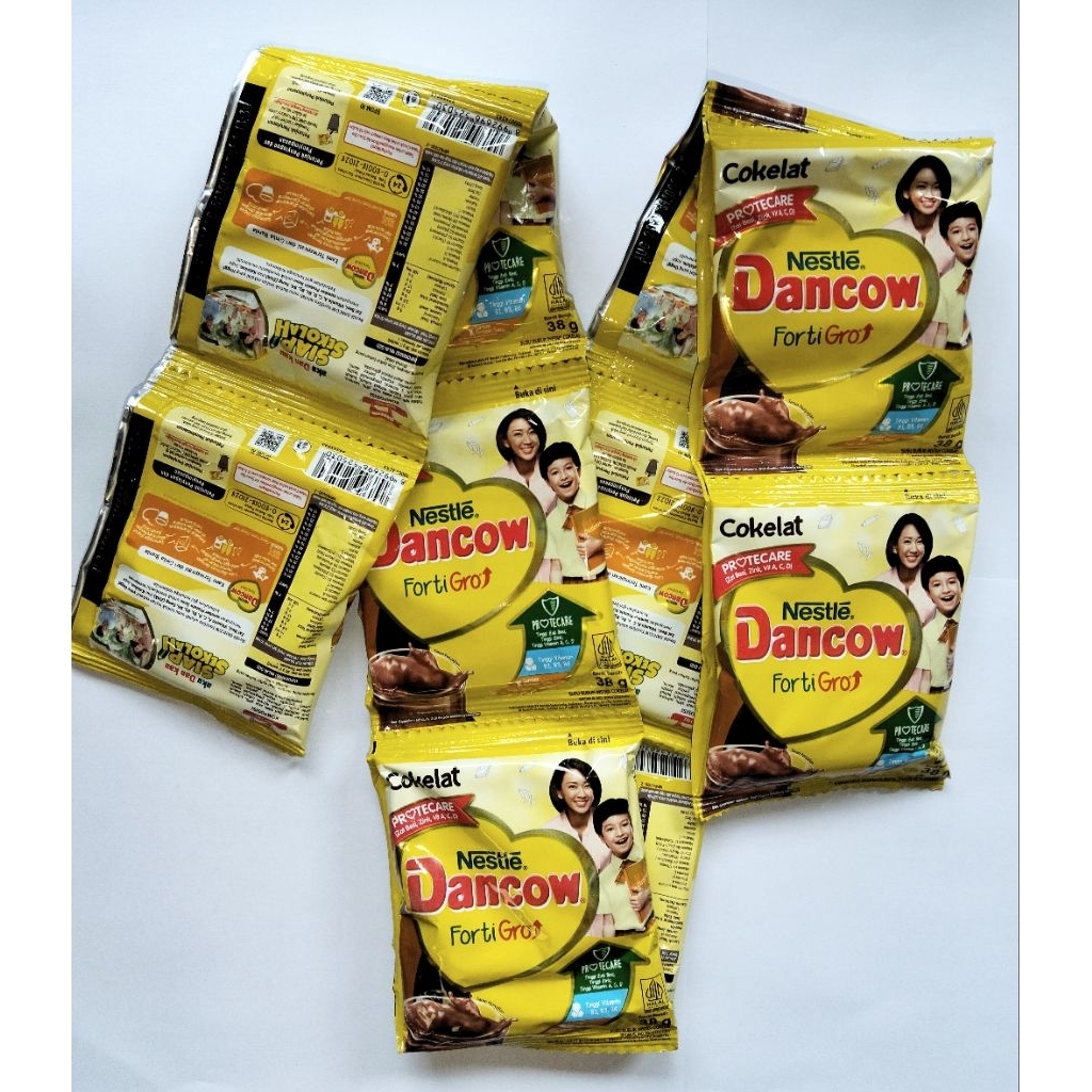 Jual Dancow Fortigo Cokelat 1 Renteng isi 10 sachet | Shopee Indonesia