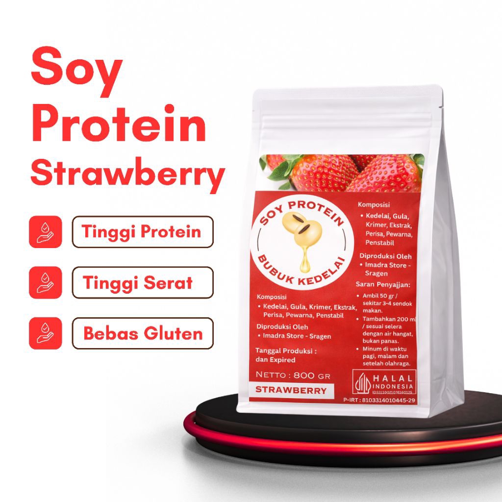 Jual Soy Protein Varian Rasa Susu Kedelai Bubuk Varian Rasa Suplemen ...