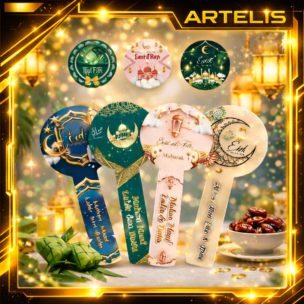 Jual ARTELIS Sticker Idul Fitri Stiker Segel Toples Lebaran Bingkisan ...