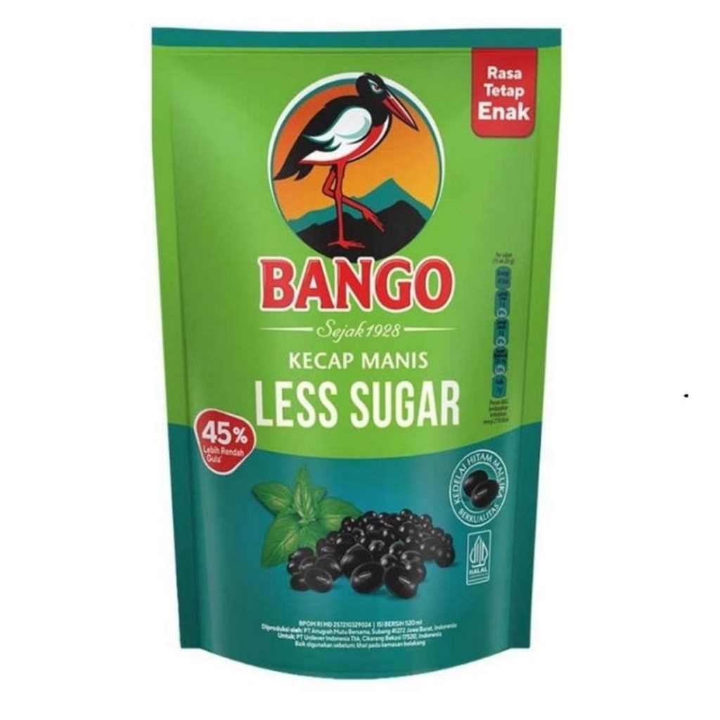 Jual Kecap Bango Less Sugar 520ml | Shopee Indonesia