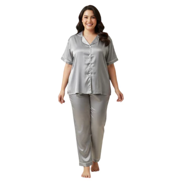 Setelan Baju Tidur Wanita Dewasa CP Jumbo Satin Velvet Ld120