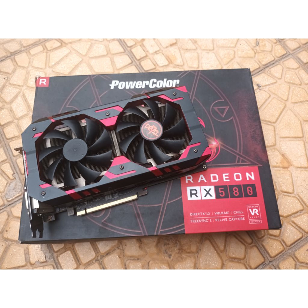 Jual power color rx 580 8gb red devil | Shopee Indonesia