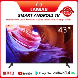 LAIWAN Smart TV 40/43/32 inch TV LED Digital Android TV FHD/UHD Televisi