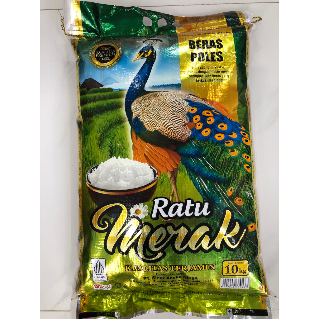 Jual Beras Premium Ratu Merak @10 kg | Shopee Indonesia