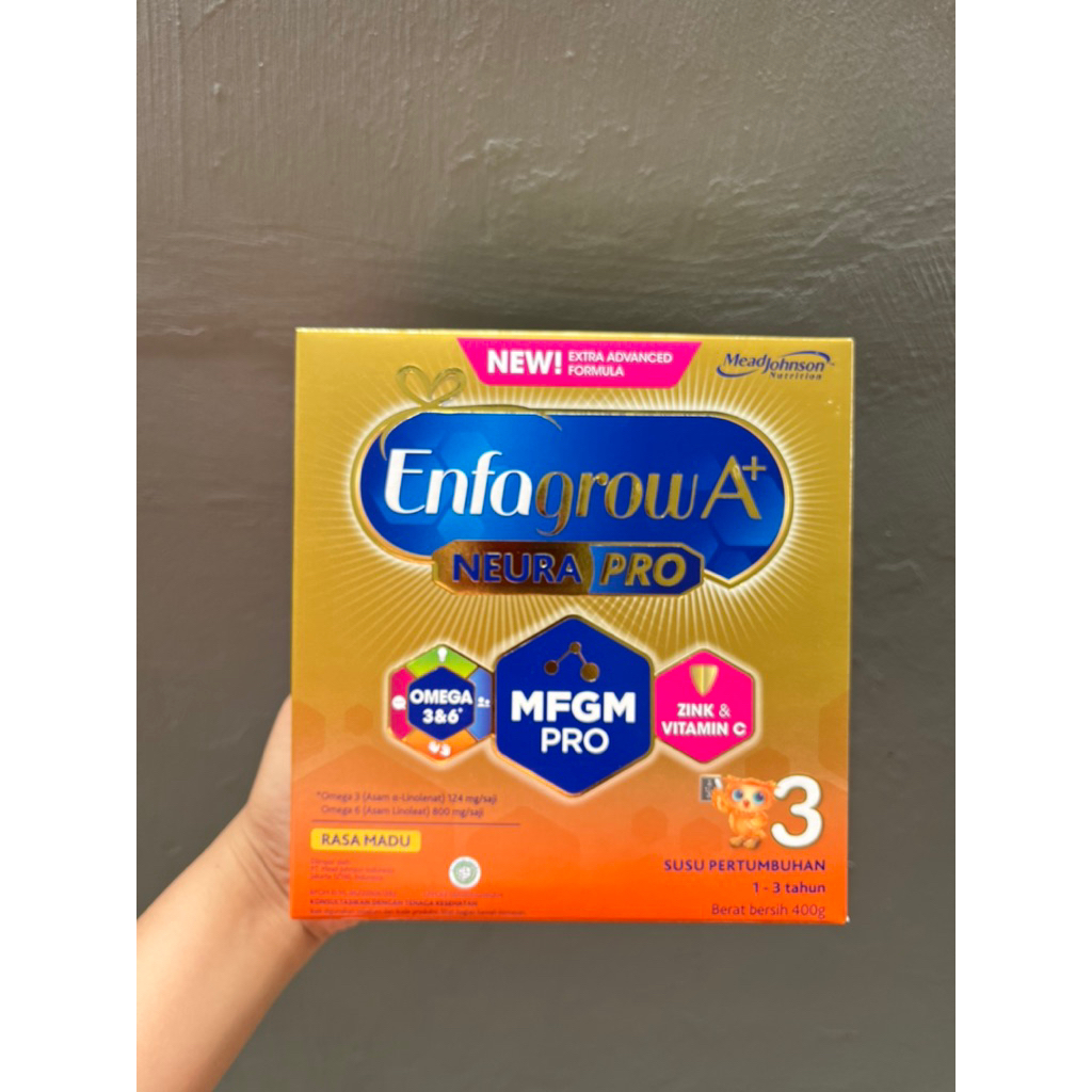 Jual ENFAGROW A+ 3 VANILLA / MADU BOX 400G | Shopee Indonesia