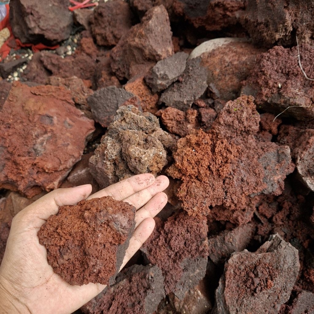 Jual batu lava rock lavarock Garang stone 1kg media filter aquarium dan ...