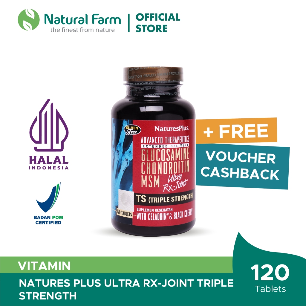 Jual Natures Plus Ultra RX-Joint Triple Strength - 120 Tablet | Shopee ...