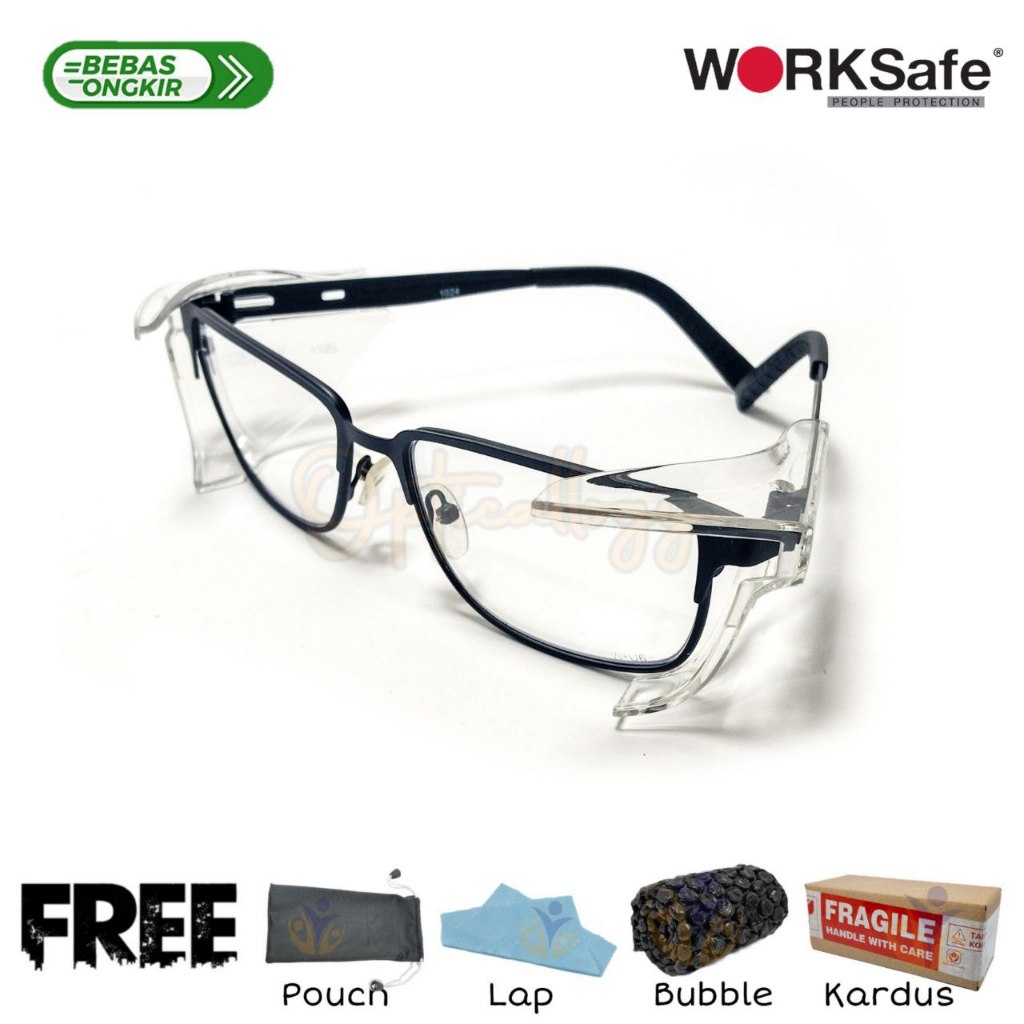 Jual WORKSAFE WINDSHIELD DUST EYE WING PROTECTION KACAMATA SAFETY WSE ...
