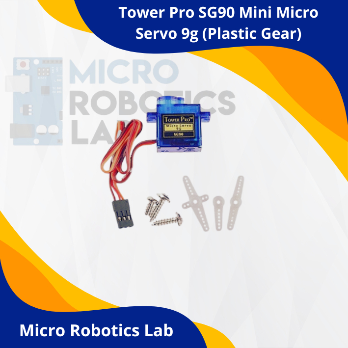 Jual Tower Pro SG90 Mini Micro Servo 9g (Plastic Gear) | Shopee Indonesia