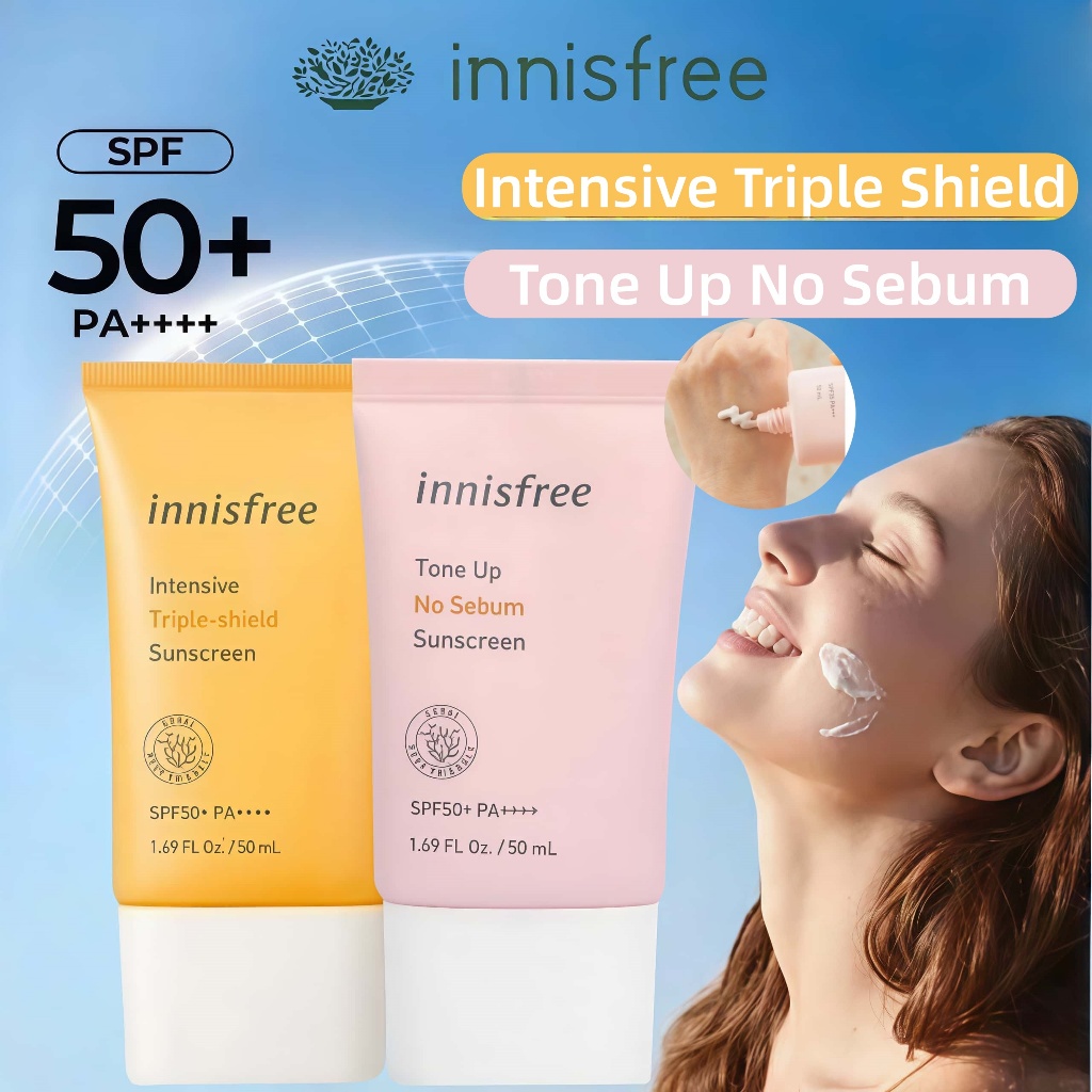 Jual *COD&EXP 2028* Innisfree Tone Up No Sebum Sunscreen SPF50+ PA ...