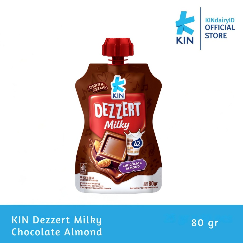 Jual KIN Dezzert Pouch Chocolate Almond 80gr | Shopee Indonesia