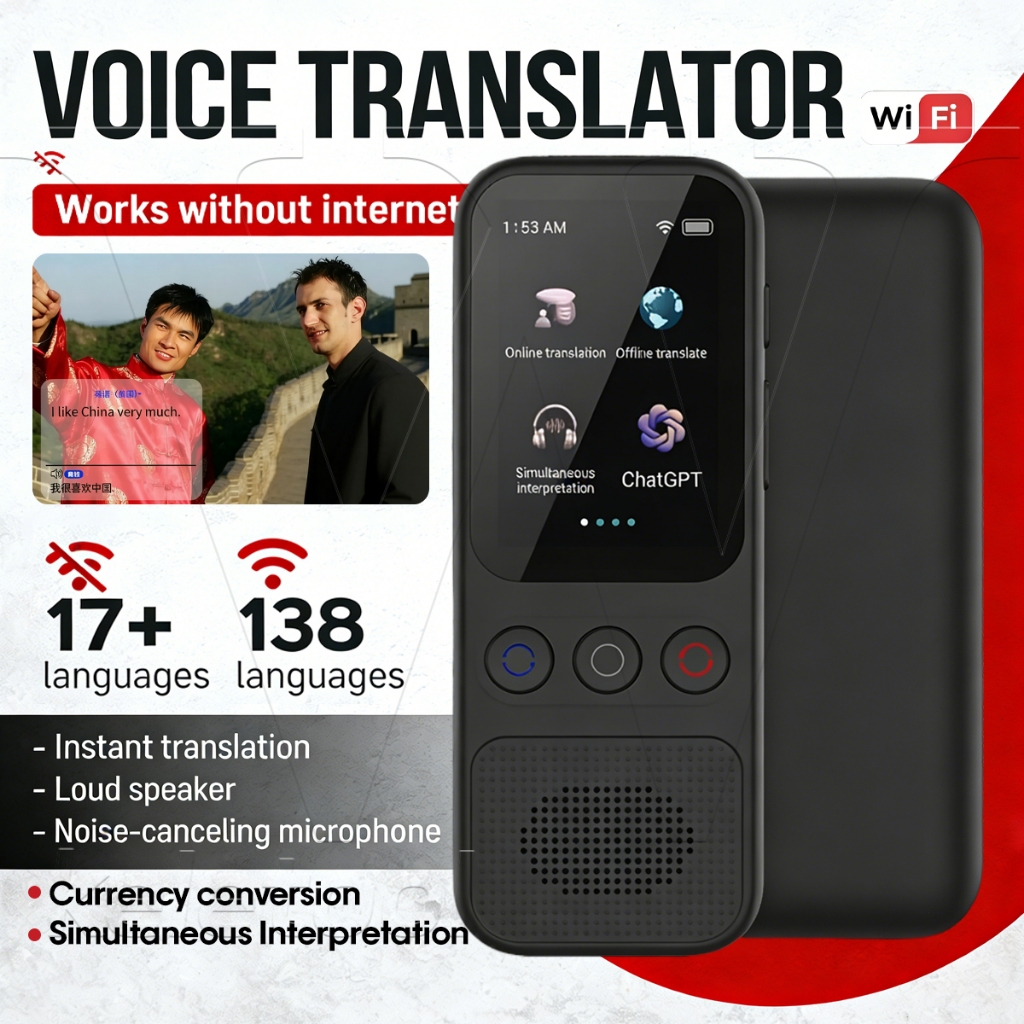 Jual Penerjemah Bahasa Cerdas Portable Offline Alat Penerjemah ...