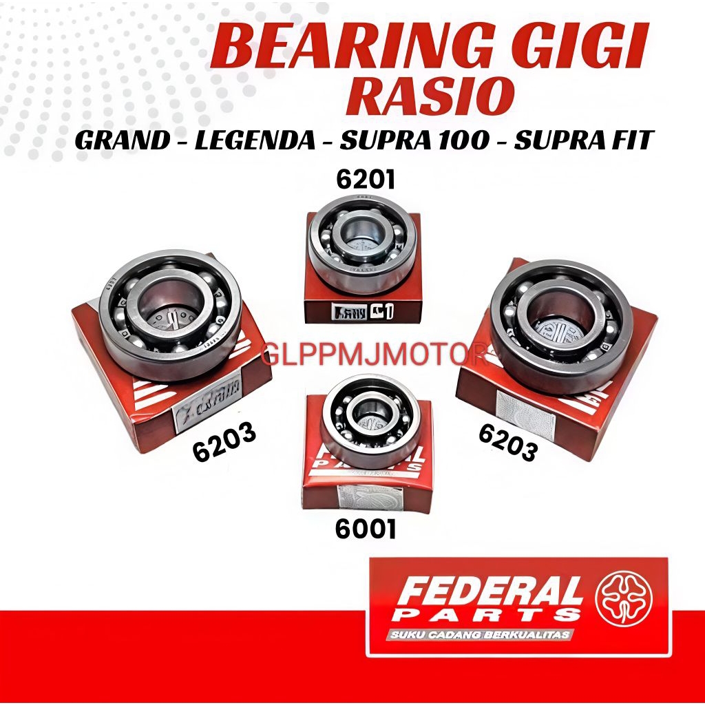 Jual LAHAR MESIN LAHER BEARING GIGI RASIO ASTREA GRAND LEGENDA SUPRA ...