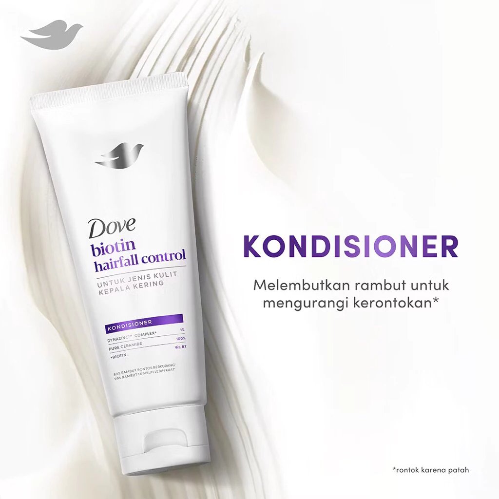 Jual Dove Conditioner Biotin Hairfall Control 90mL | Kondisioner ...