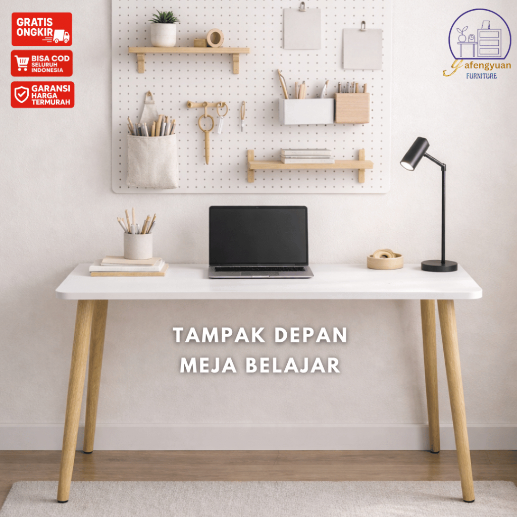 Jual Meja Belajar Minimalis Modern Multifungsi Meja Kerja Komputer ...
