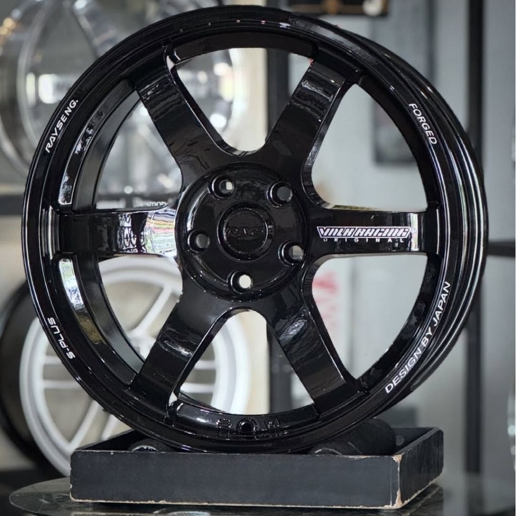 Jual velg mobil ring 18 VOLKRAYS TE37 SAGA FLOW FORMING PCD 5X100 velg ...