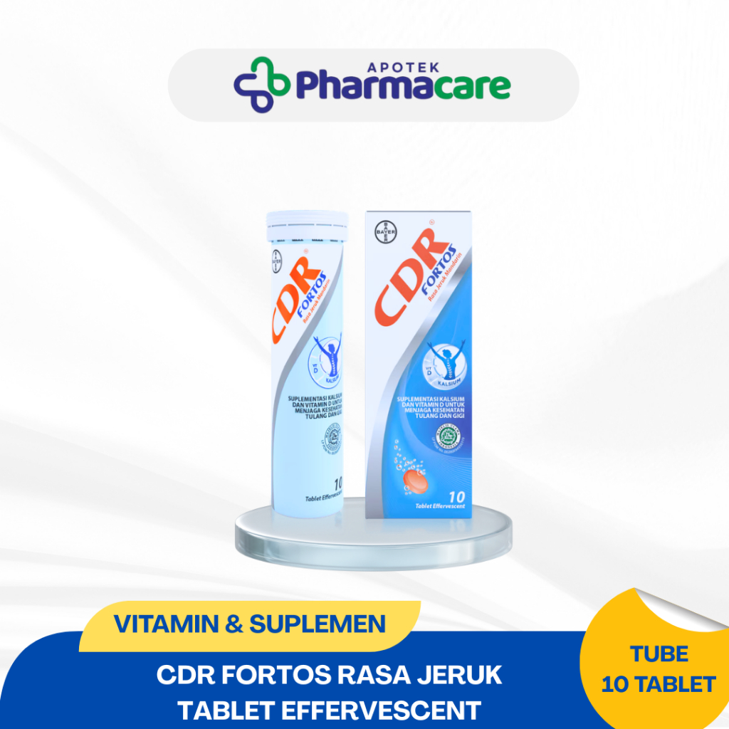 Jual CDR FORTOS EFFERVESCENT RASA JERUK - TUBE ISI 10 TABLET | Shopee ...