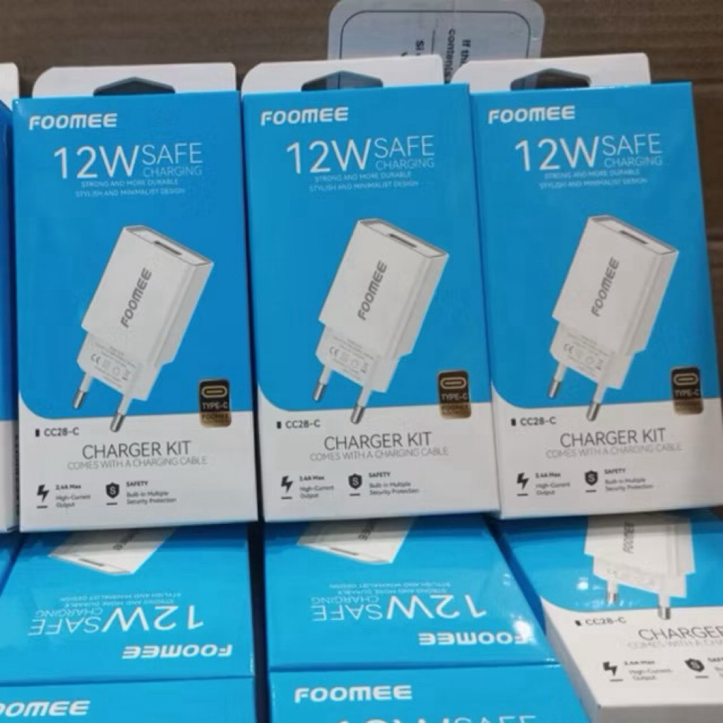 Jual Foomee CC28-C / CC28-M / CC28-L Travel Charger Type C / Micro ...