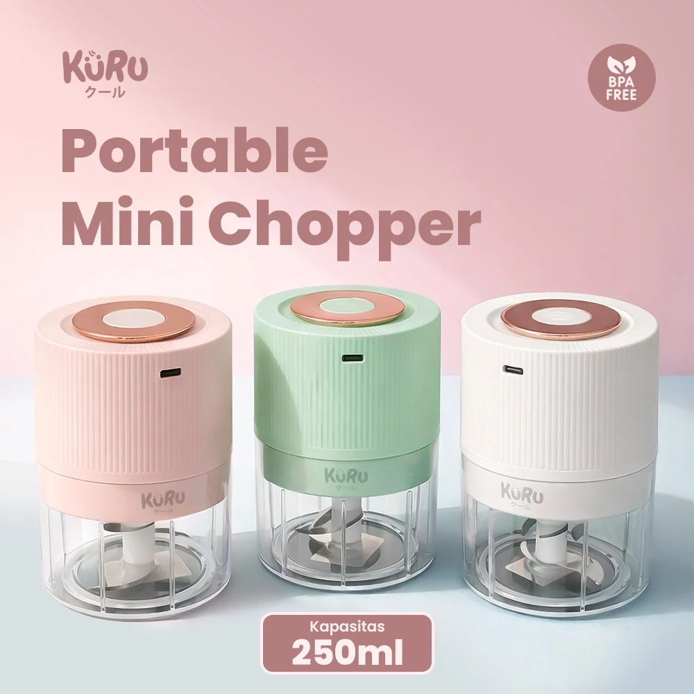 KURU FC2001 Electric Baby Food Chopper Blender Makanan Bayi Mpasi