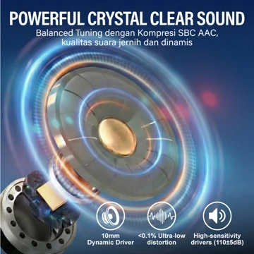 Headset TWS Earphone Bluetooth 6.0 Headphone Earbuds True Wireless PX Q60i Black