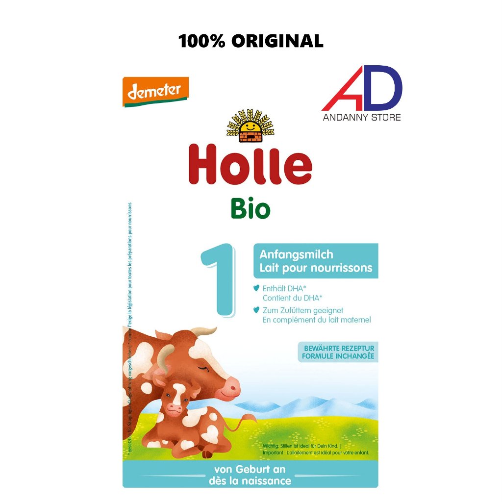 Jual HOLLE BIO ORGANIC INFANT MILK FORMULA STAGE 1 400GR / SUSU FORMULA ...