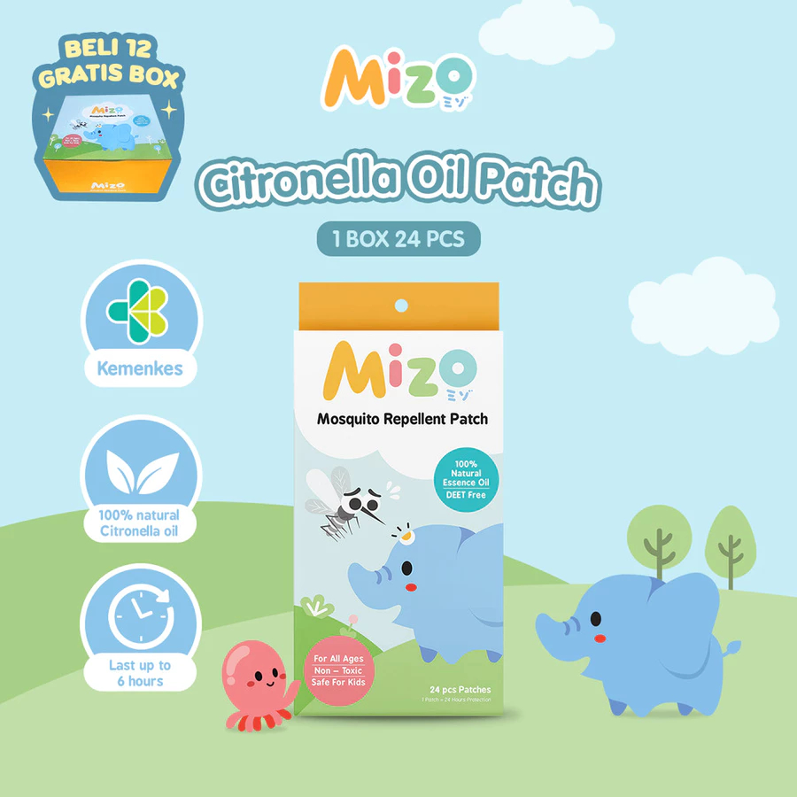 Jual Mizo Mosquito Repellent Sticker Patch Mizo Stiker Nyamuk Murah ...