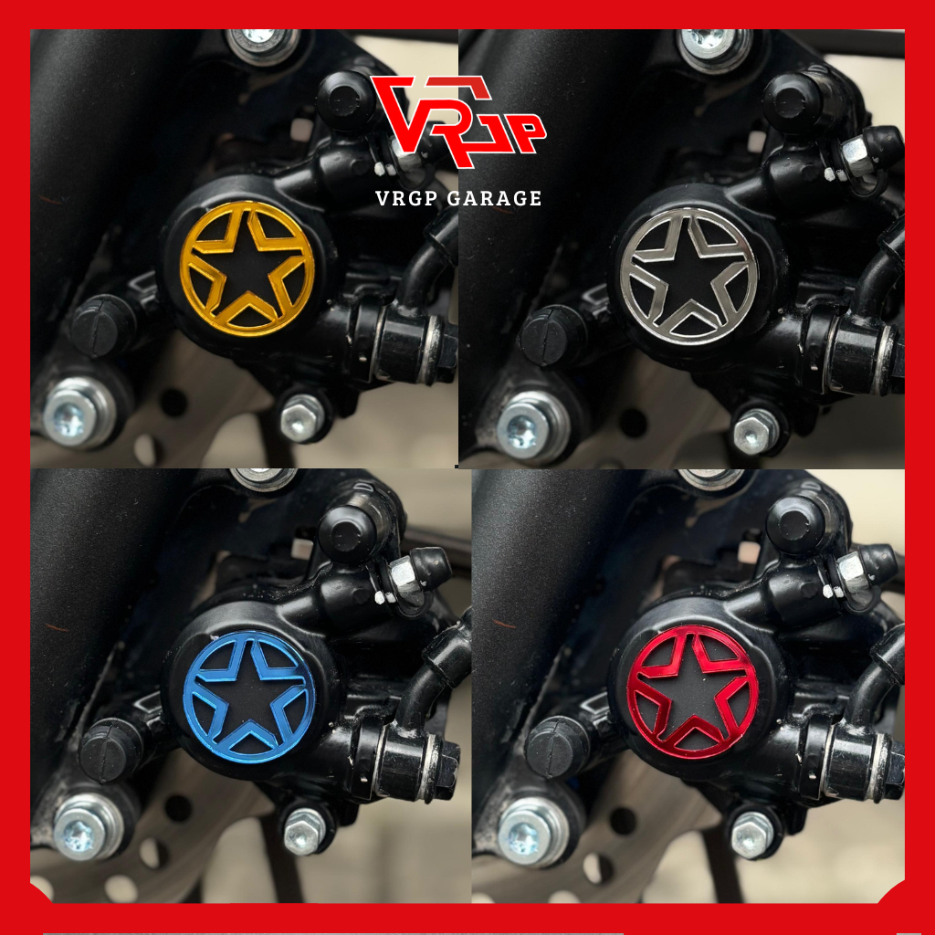 VRGP EMBLEM TUTUP KALIPER UNIVERSAL SEMUA MOTOR UKURAN 3 cm/ GARNIS PEMANIS KALIPER UNIVERSAL/AKSESORIS MOTOR MURAH