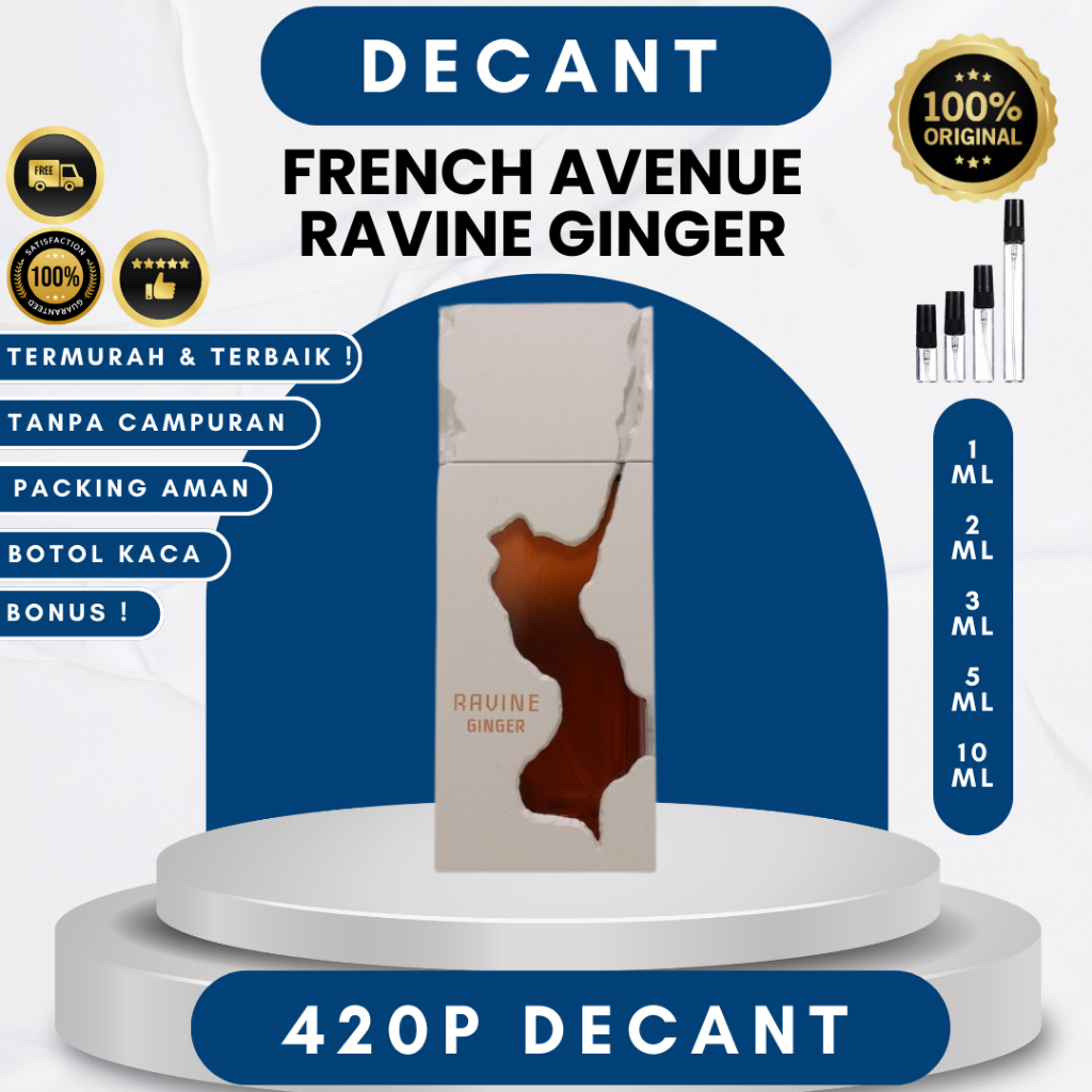 Jual Decant Ravine Ginger French Avenue Original Share in Jar / Travel ...