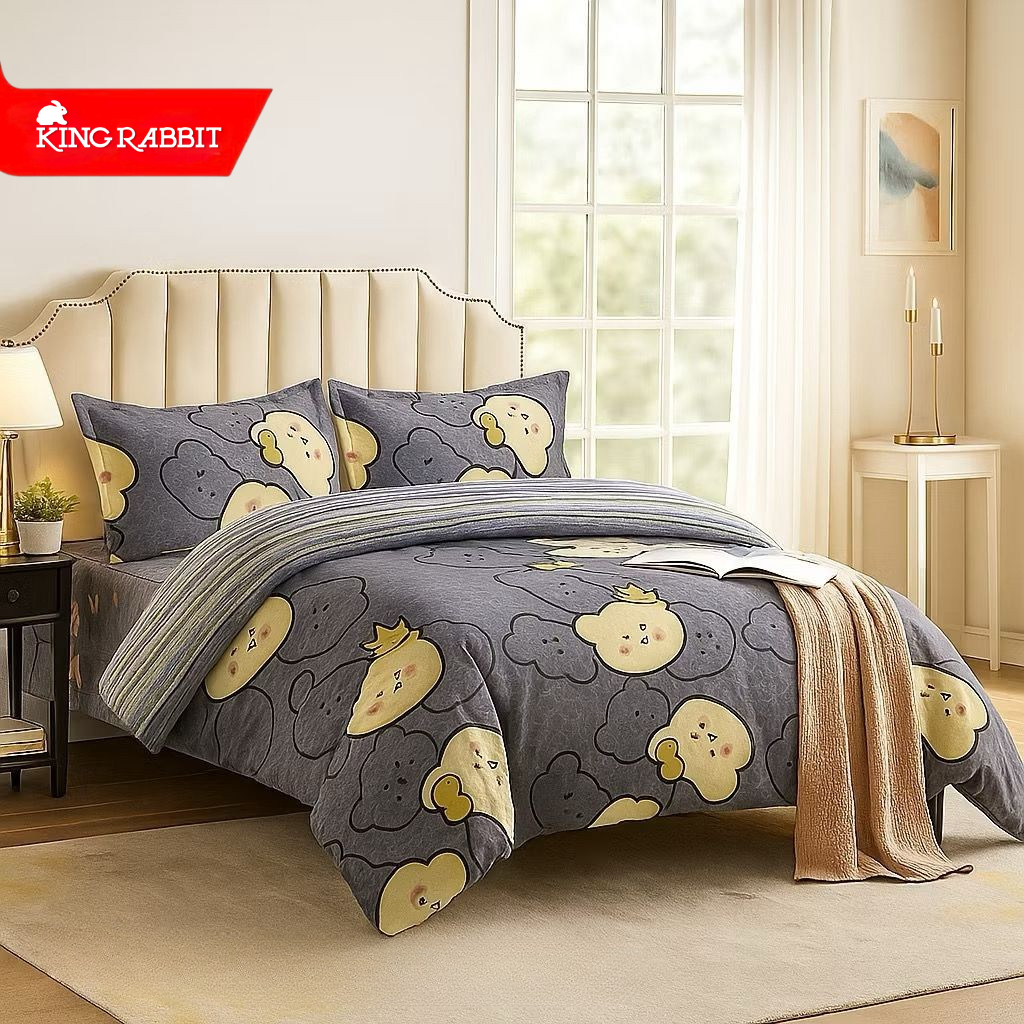 Jual King Rabbit Organic Bamboo Collagen Complete Set Bed Cover & Sprei ...