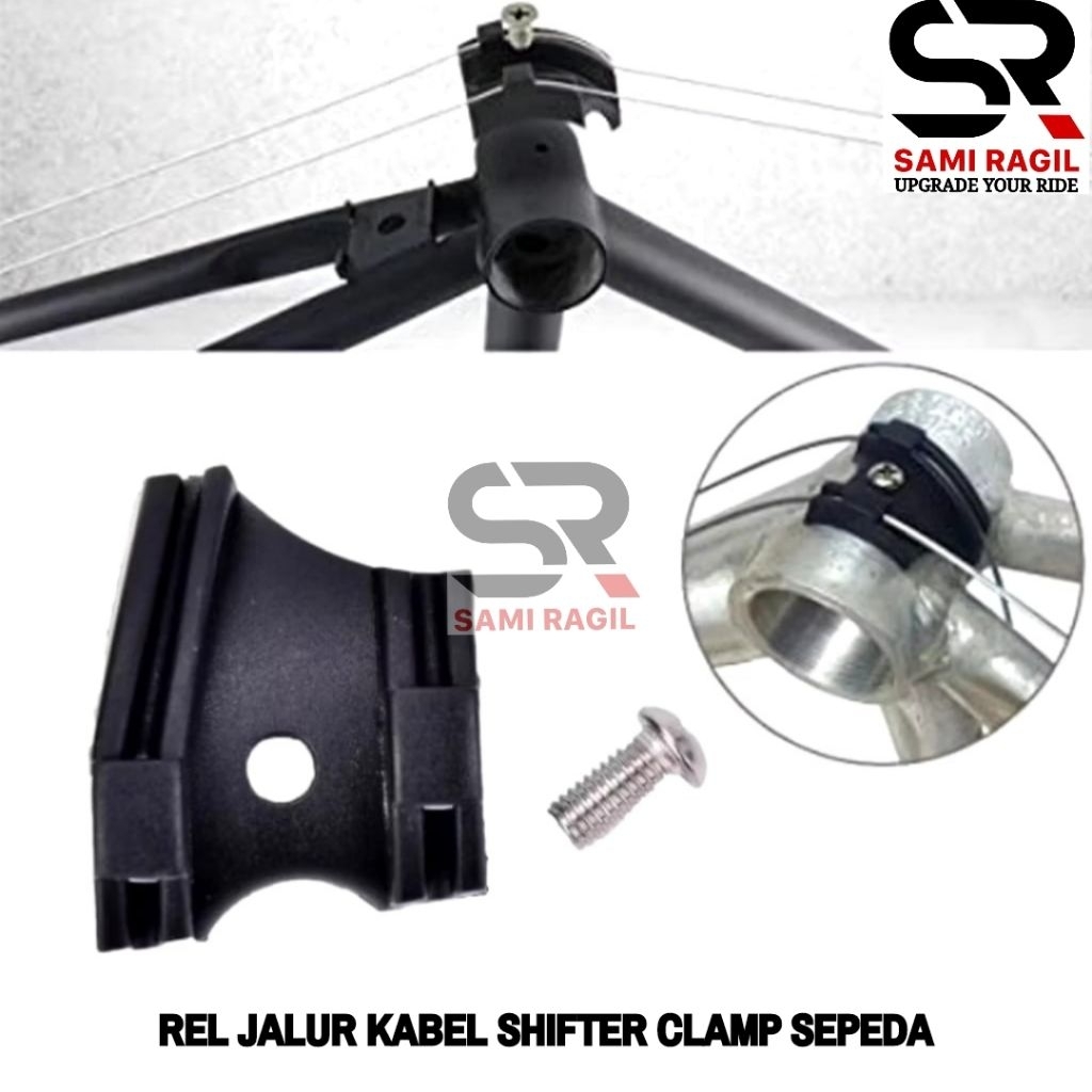 Jual REL JALUR KABEL SHIFTER CLAMP SEPEDA RD FD BRACKET HOUSING KABEL ...