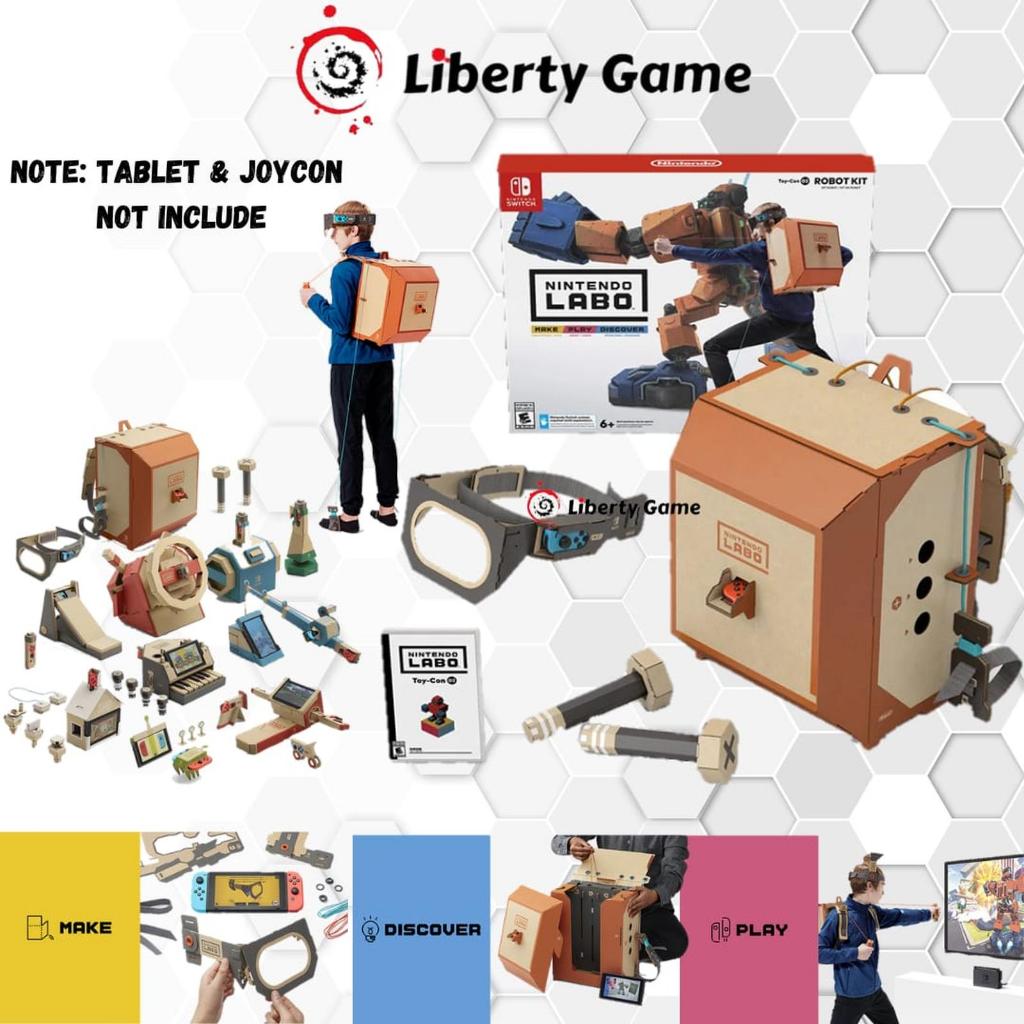 Jual LABO ROBOT KIT + Game Original for Nintendo Switch Labo | Shopee ...