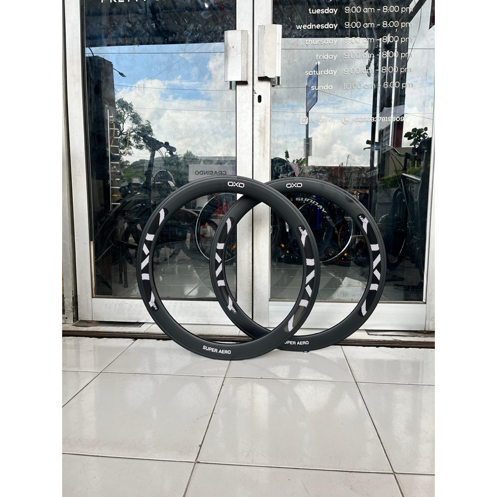 Jual Velg Rims 700c Fixie Balap Super Aero 32 Hole OXO R60 | Shopee ...