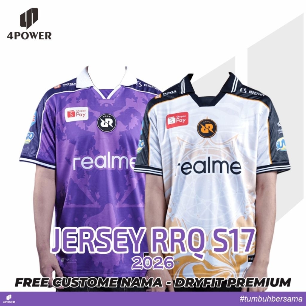 Jual JERSEY RRQ S17 TERBARU 2026 - BAJU KAOS RRQ 2026 NEW SEASON 17 ...