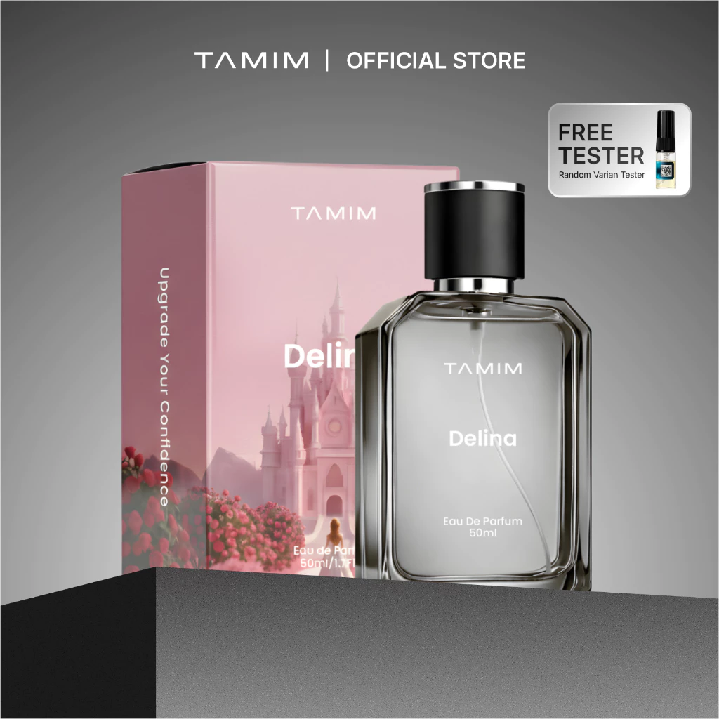 Delina - Parfum Wanita Wangi Tahan Lama Aroma Fresh Sweet Floral | Eau de Parfum by Tamim