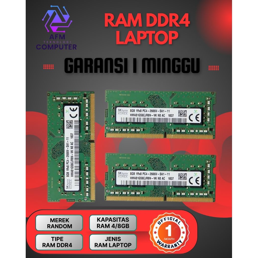 Jual RAM DDR4 4GB-8GB ORIGINAL HARGA TERMURAH | Shopee Indonesia