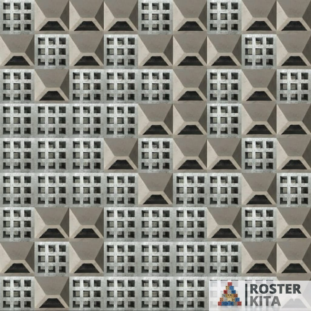 Jual Roster beton,roster minimalis,Roster putih,roster abu,bata Roster ...