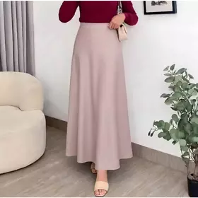 Milea Rok Satin Silk Premium Rok Duyung Satin Maxi Skirt