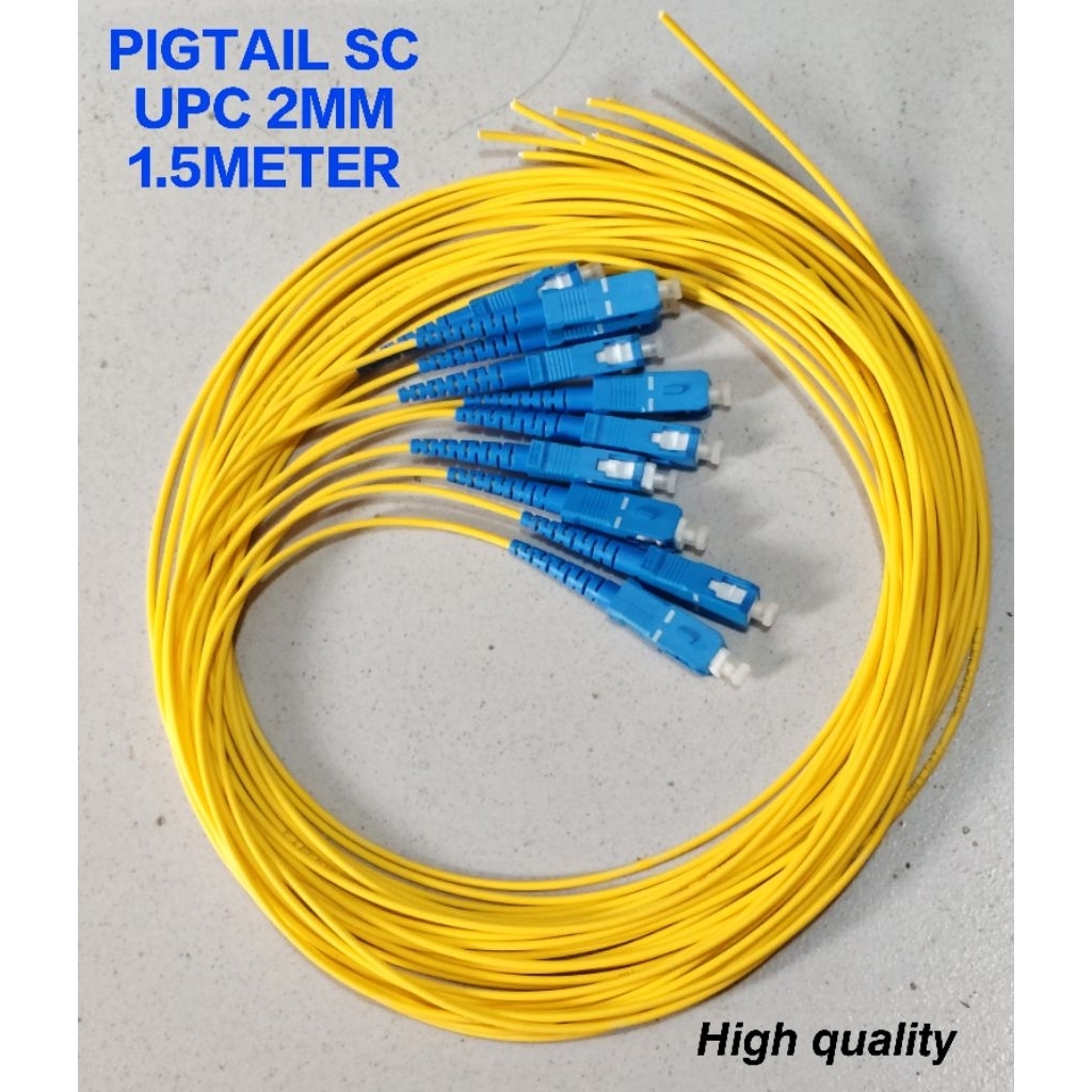 Jual pigtail sc upc 2mm harga /pack 10 pcs best quality | Shopee Indonesia