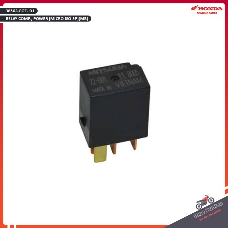 Jual Relay Comp Power 5 Pin Honda BeAT eSP/38502GGZJ01/RELAY COMP ...