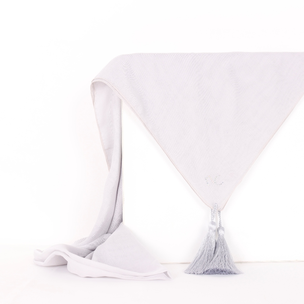 NADIYA Everyday Scarf Square Paris Japan Tassel Premium