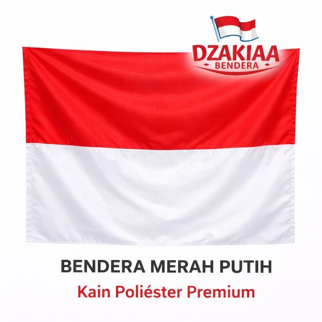 Bendera Merah Putih Ukuran 180x120 cm Jumbo | Jahitan Kuat Acara 17 Agustus