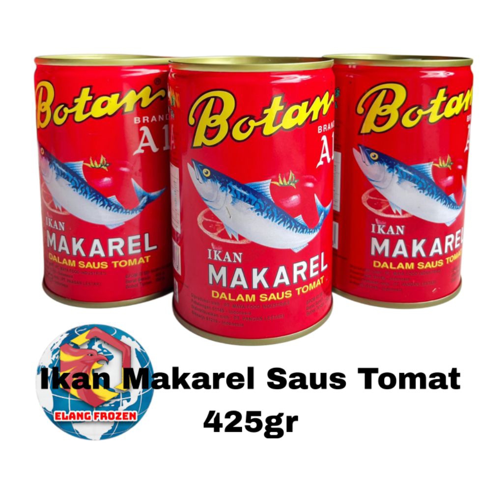 Jual Botan Ikan Makarel Dalam Saus Tomat 425gr - Botan Mackerel In ...