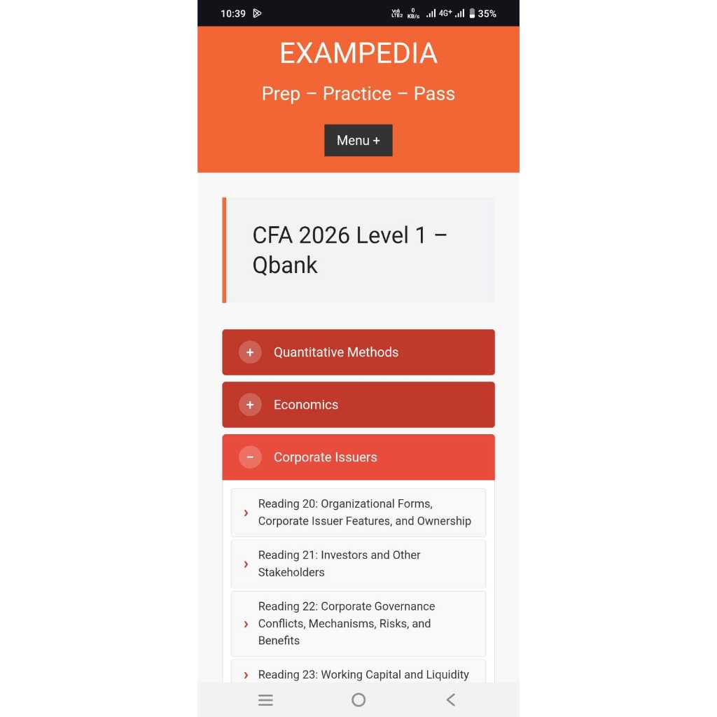 Jual EXAMPEDIA - CFA 2026 QBANK & MOCK EXAM | Shopee Indonesia
