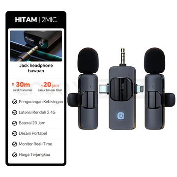 Mic Clip On Wireless Bluetooth Noise Reduction Lavalier Mikrofon Mic Wireless Type C Connector
