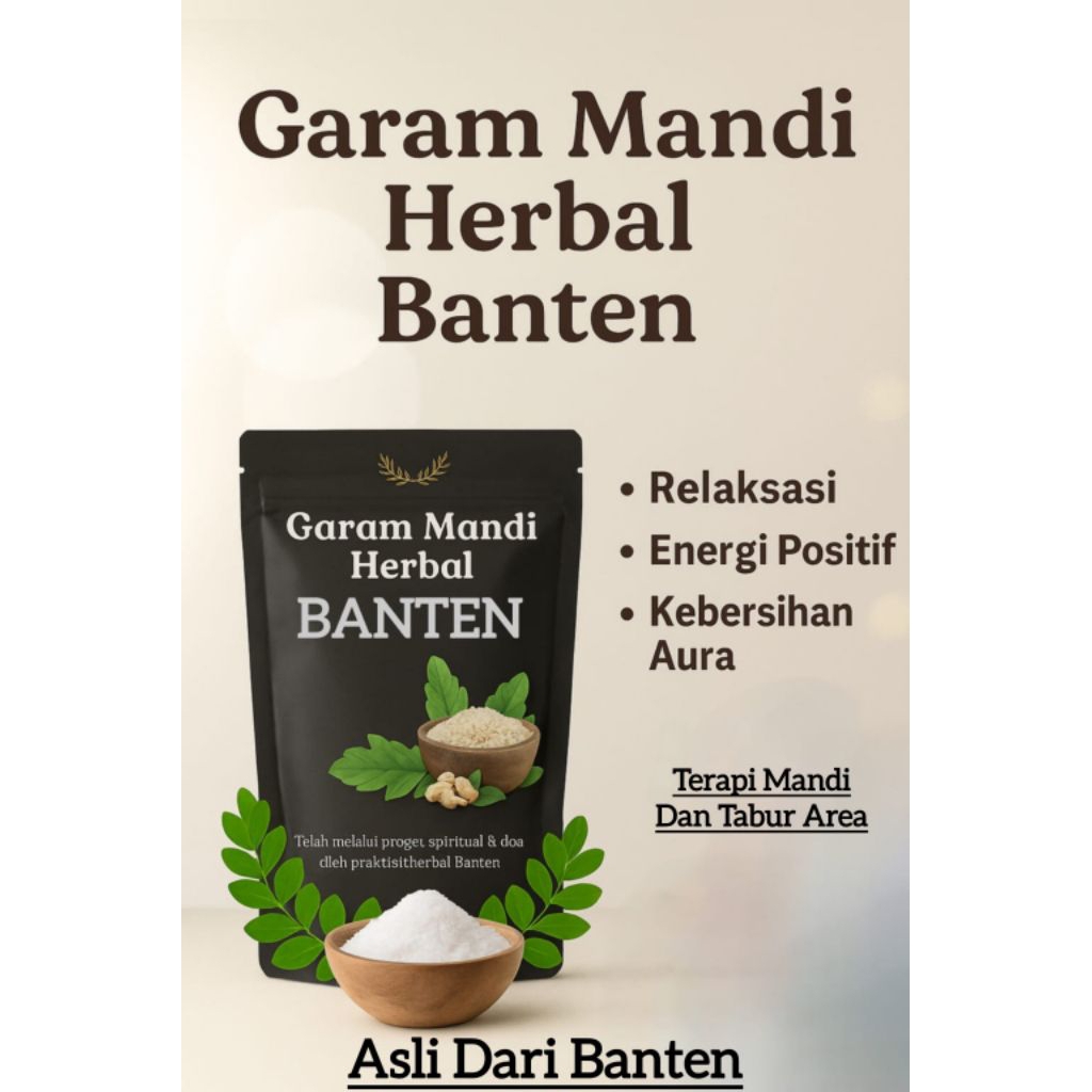 Jual Garam Terapi Herbal 500GR / ORIGINAL BATH SALT | Shopee Indonesia