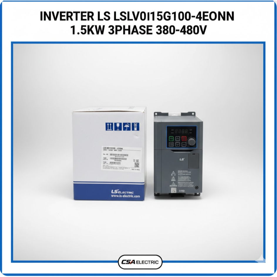 Jual INVERTER LS LSLV0015G100-4EONN 1.5KW 3PHASE 380-480V LS Electric ...