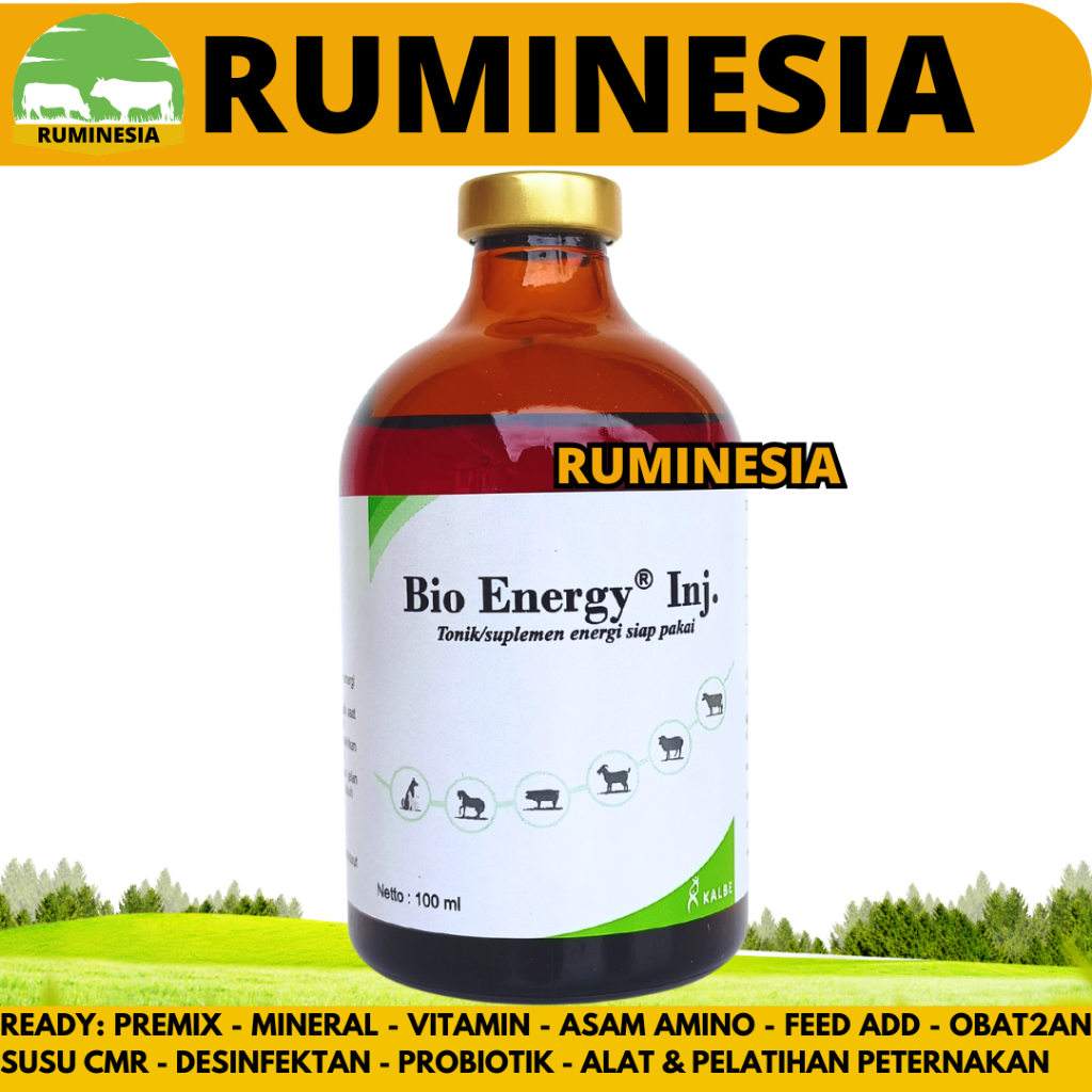 Jual BIO ENERGY INJ 100ML - Vitamin ATP Penguat Otot & Menambah Stamina ...
